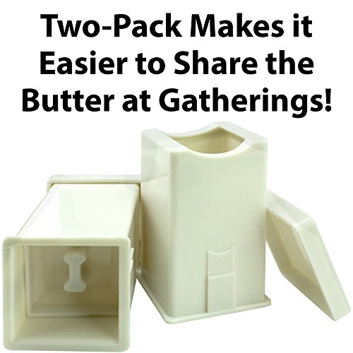MessFree Butter Spreader 2 Pack by Avant Grub. Dishwasher Safe Corn Cob Butterer. Holder