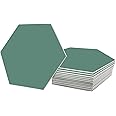 Avant Decor | Stone Composite Hexagon Solid Color | Peel and Stick Kitchen Backsplash Tiles | Stick On Wall Tiles | Easy DIY Installation | 6” x 6.9” | Single Tile