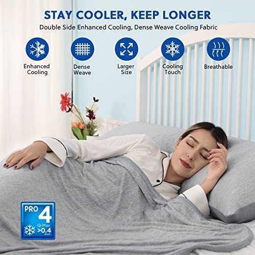 HOMFINE Cooling Blankets for Hot Sleepers Summer Blanket Thin