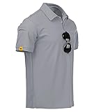 V VALANCH Lilac Polo Shirts for Men Short Sleeve