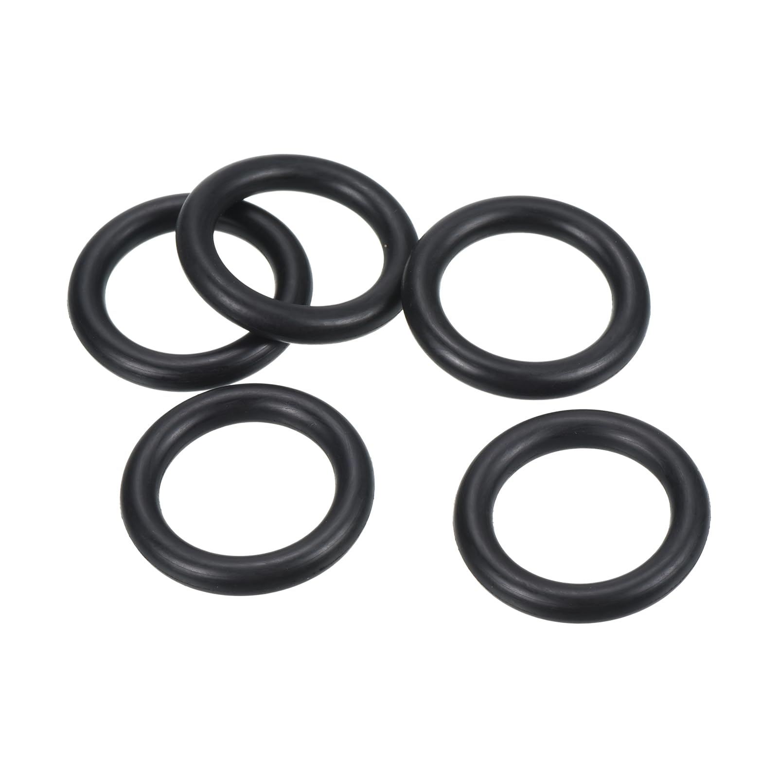 PATIKIL Nitrile Rubber O-Rings 32mm OD 22mm ID 5mm Width, 25 Pcs Metric Sealing Gasket for Faucet Plumbing Automotive Repair, Black