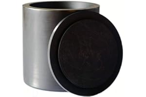 FY-STORE Gold Silver Copper Smelting Graphite Crucible Cup with Lid Lab Supply (100X100MM)
