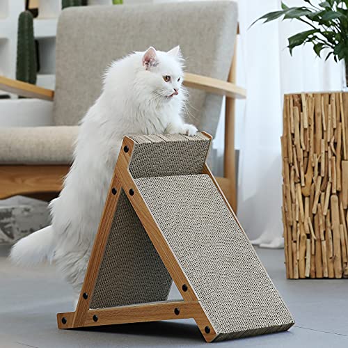 triangular cat scratching post