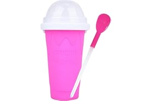 Nebula-X Slushie Maker Cup, Magic Quick Frozen Smoothie Cup, Double Layer Squeeze Cup, DIY Homemade Milkshake, Ice Cream Make