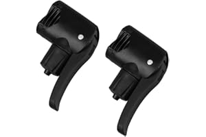 Bike Pump Head Dual Head Bike Track Pump Head Bicycle Valve Adapter Replacement Tire Air Pump Valve Accessories 2Pcs