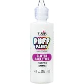 Tulip 16065 Dimensional Fabric Paint 4oz Glitter Diamond, 4 Fl Oz (Pack of 1) Packaging may vary