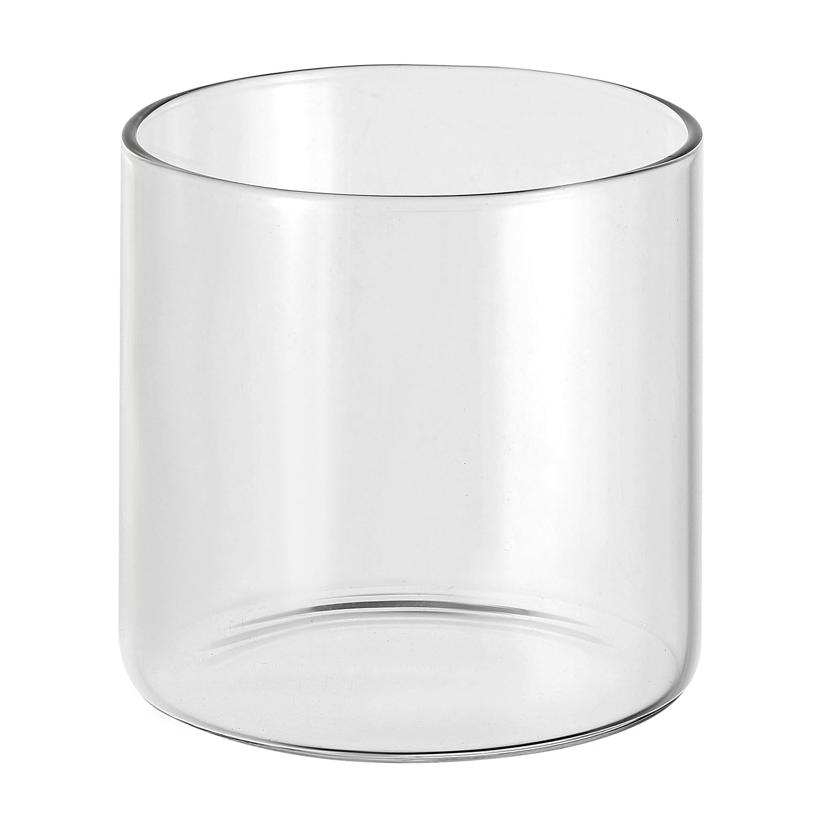 PATIKIL Clear Glass Cylinder Vase, 3.1" Tall and 3.1" Dia Tabletop Flowers Vase Floating Candle Holder Vase for Home Decor Wedding Centerpieces(10oz)