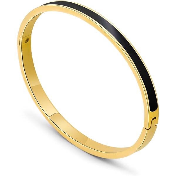 Thick Brass Cuff Bracelet - Adjustable Round Kada For Men & Women, Gold Finish