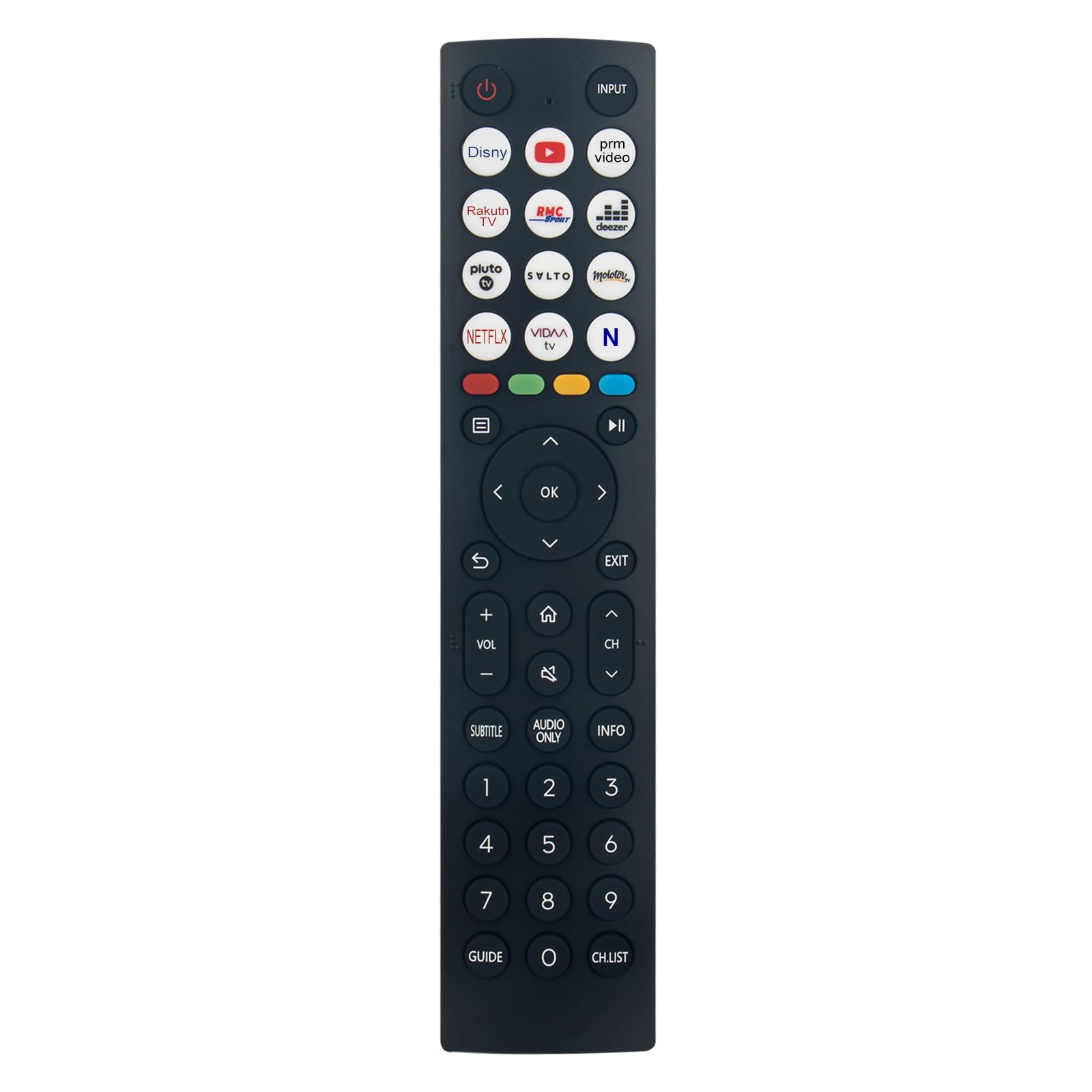 ALLIMITY EN2O36H Remote Control Replacement fit for Hisense Full HD TV 40A47KTUK 40A48KTUK 40E43KT 32A4KTUK 32E41KTUK 40A4KTUK 32A47KTUK 32A48KTUK 32A49KTUK 40E4KTUK 40E41KTUK 32E4KTUK 40A49KTUK