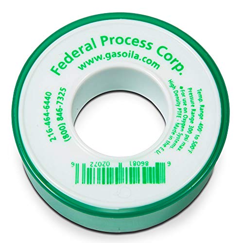 Gasoila GT9024 Green PTFE High Density Thread Tape Roll, 450 to 550