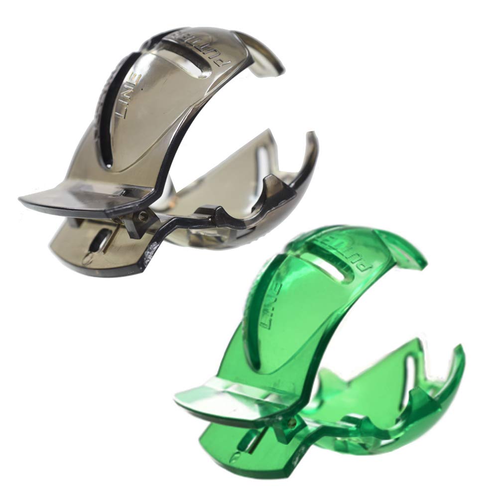 IKAAR 2pcs Golf Ball Line Clip Liner Marker Pen Template Alignment Marks Tool (Black+Green)