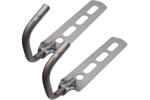 Elifecenter Mild Steel Universal Straight Exhaust Hangers Welded Steel