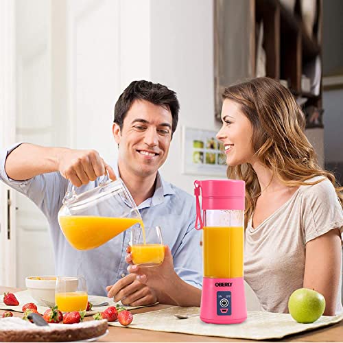 Portable Blender for Shakes and Smoothies, OBERLY Personal Blender for