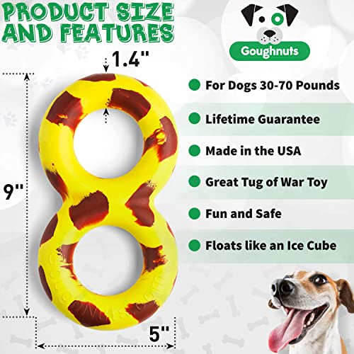 Goughnuts Virtually Indestructible Dog Pull Toy, Durable and