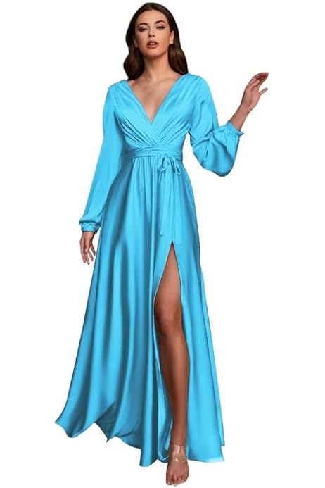Prom Dresses Amazon Turquoise Bridesmaid Dresses Long Sleeve