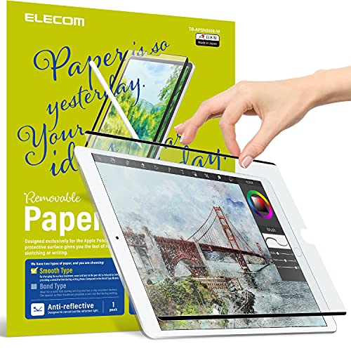 ELECOM Removable Pencil Feel Screen Protector Smooth Type, Japan