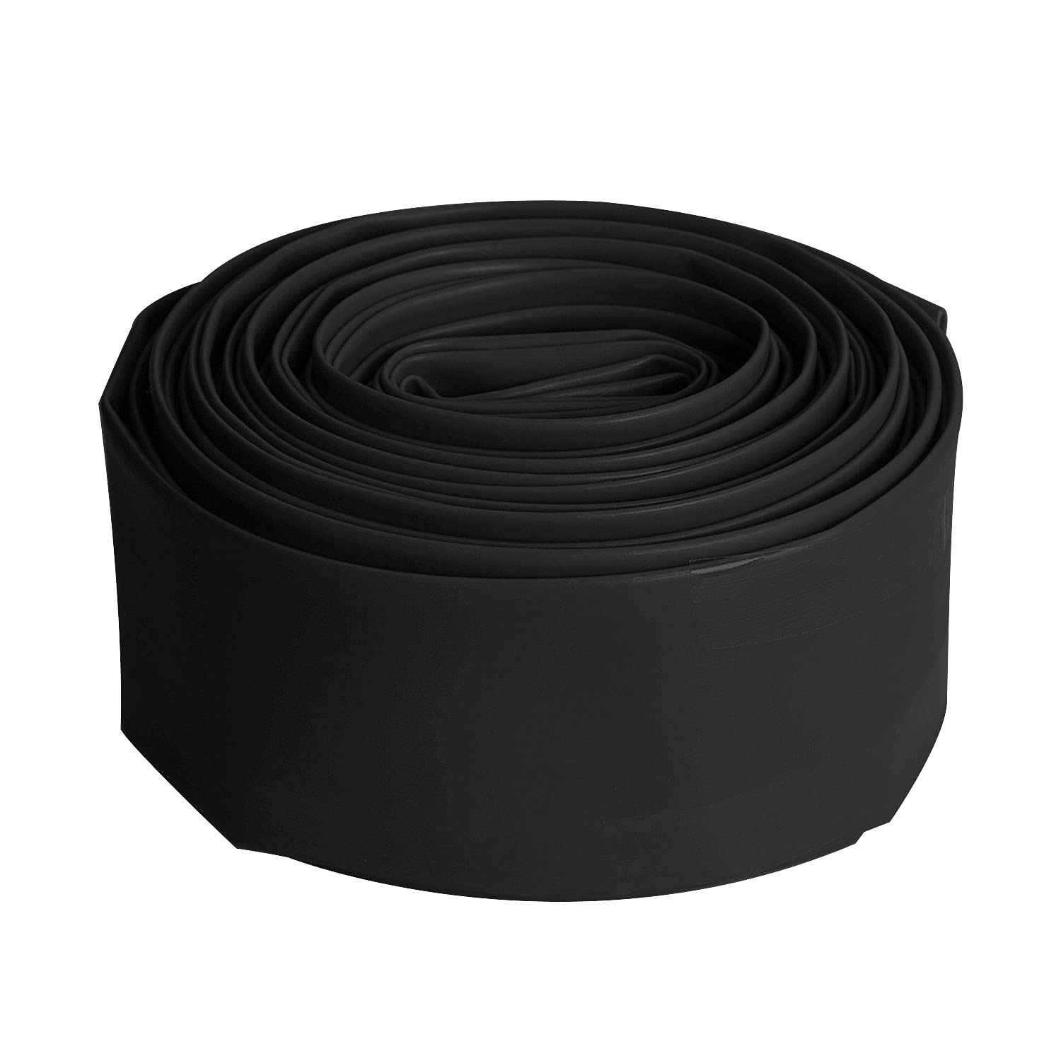 Aoje-Link 25mm ID Black Heat Shrink Tubing Shrinkable Tube 5M(16.4Ft) 1pcs