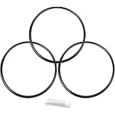 Express Water Whole House O-Ring Replacement Kit, 5.5" OD Diameter | Pro Seal Nitrile Rubber Construction, Thermal Resistant Performance, BPA Free, Includes 3 O-Rings, Lubricant Tube Included