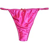 Yavorrs Womens Silk Panties G String Thong Underwear Size S M L XL 2XL