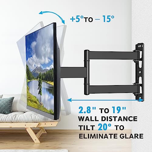 MOUNTUP TV Wall Mounts TV Bracket for Most 2660 Inches TVs, Full