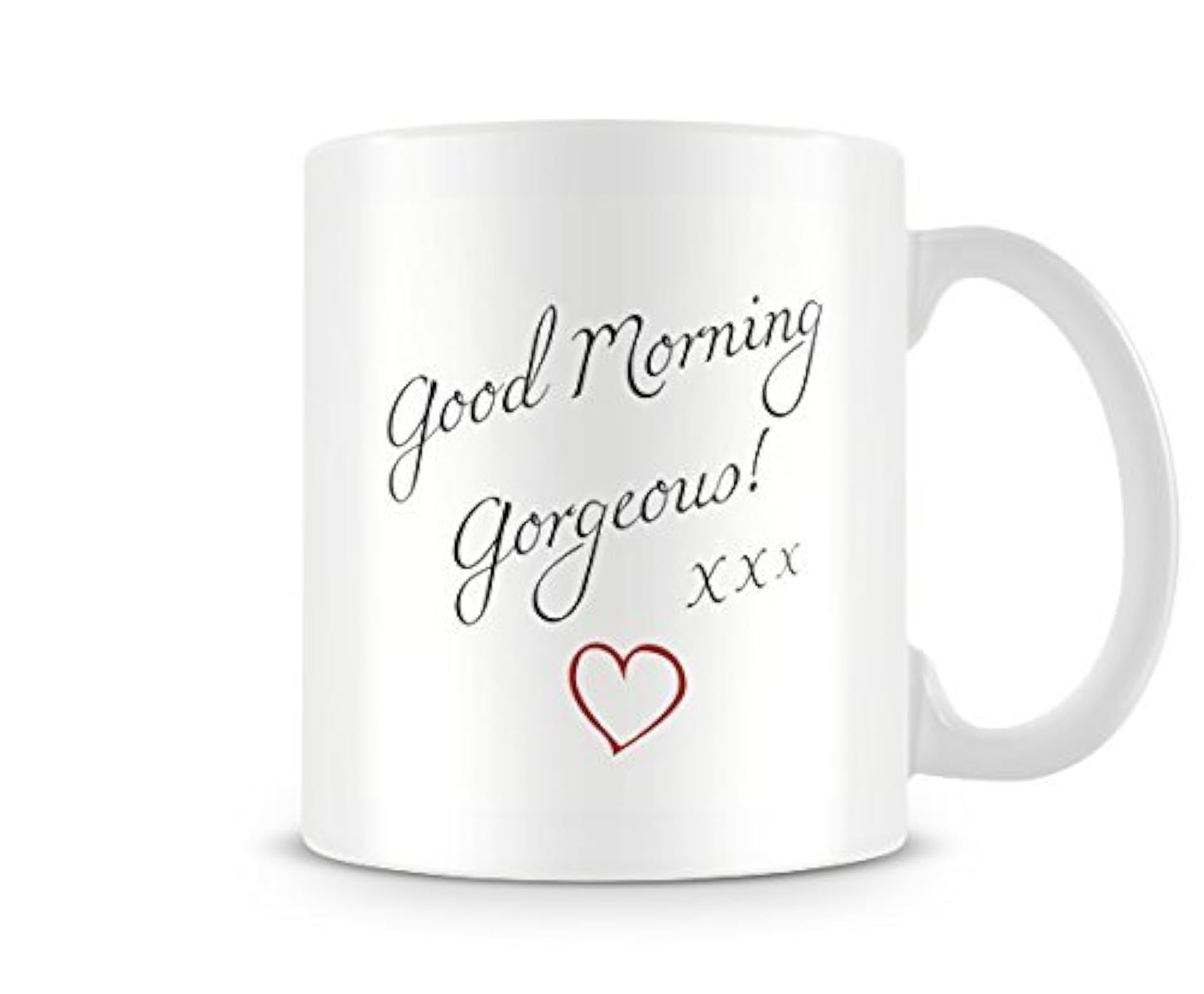Behind The Glass - Good Morning Gorgeous - Printed Funny Mug - Great Gift/Present Idea, Ceramic, 11fl.oz.