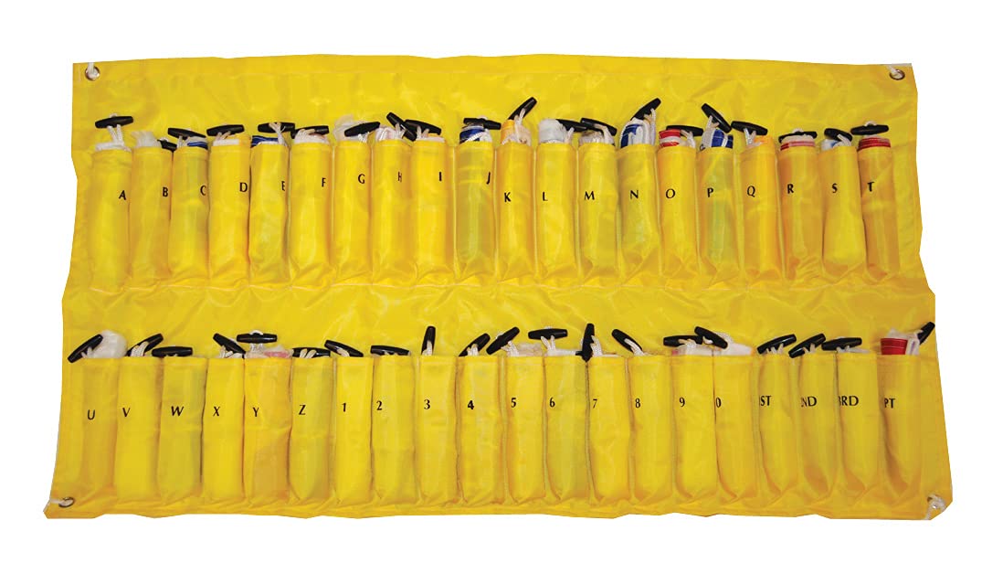 TAYLOR MADE PRODUCTS International Code Signal Flag Set, 12" x 18", Durable Nylon Construction, Fade Resistant, Brass Grommets, Canvas Heading, Flags Only - 2020109305