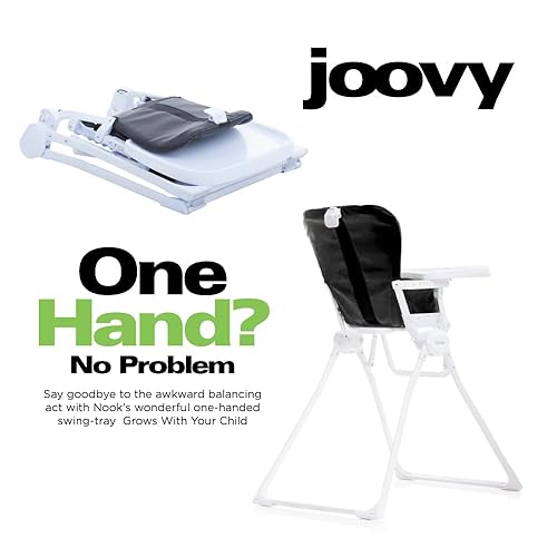Joovy Nook High Chair Featuring Four-Position Adjustable Swing