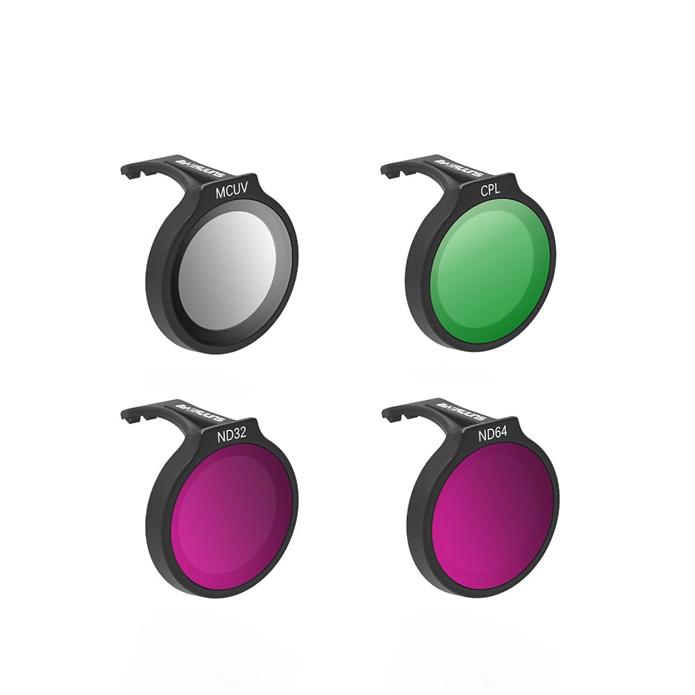 Lens Filters Set for DJI NEO 1, Professional Optical Glass Lens Camera Lens Filters for DJI NEO 1 (4in1 Mix Set: MCUV+CPL+ND32+ND64)
