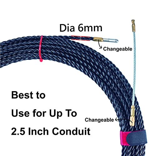 Ninja Fish Tape 100FT Fish Tape Wire Puller Through Conduit, Polyester