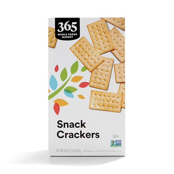 365 BY WHOLE FOODS MARKET, NATURAL BUTTERY FLAVOR SNACK CRACKERS, 16 OUNCE
