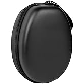 COMECASE Hard Shell Headphone Case for JBL Tune 510BT/520BT/720BT/ for Sony WH-CH520/ for Beats Solo 4 Wireless Bluetooth Headphones, Protective Travel Carrying Box with Mesh Pocket (Black)