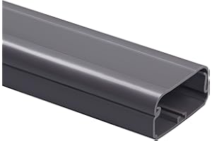 YCLYC TV Cord Hider - 39 Inch Cord Covers for Wall Mounted TV Cable Hider Wall Kit | Wire Hiders for TV on Wall, Wire Covers for Cords, Cord Concealer Hide TV Cords, 1.5" W*0.75" H*13inL*3, Grey