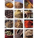 The Three Sisters Organic Indian Spices (13 Pc. Set) Natural, Authentic, and Traditional Flavors for Cookbook Recipes | Turme