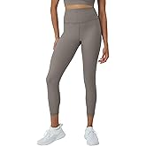 Hanes Womens Leggings Clothing, Moves 7/8 Soft Leggings with Pocket, Moisture Wicking Women's Clothing, Pants, 25" Inseam