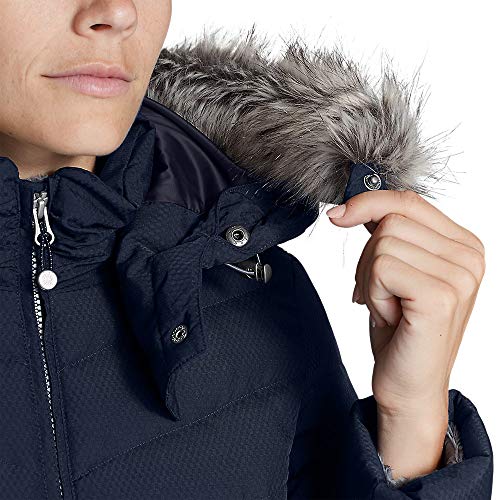 Eddie Bauer Women's Sun Valley Down Duffle Coat, Black, Small Pricepulse