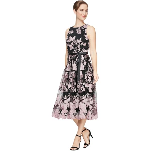 luxury maternity evening dresses Ivory Floral Embroidered Mesh Maternity Evening Gown – PinkBlush main image 1