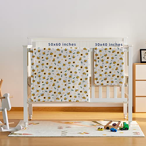 DaysU Silky Micro Soft Plush Baby Blankets Unisex with Print Animal