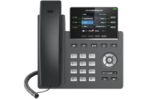 Grandstream GRP2613W IP Phone | 6 Lines, 6 SIP Accounts | 2.8-Inch Color Display | Wi-Fi 6 | Dual-Port Gigabit Ethernet with Integrated PoE