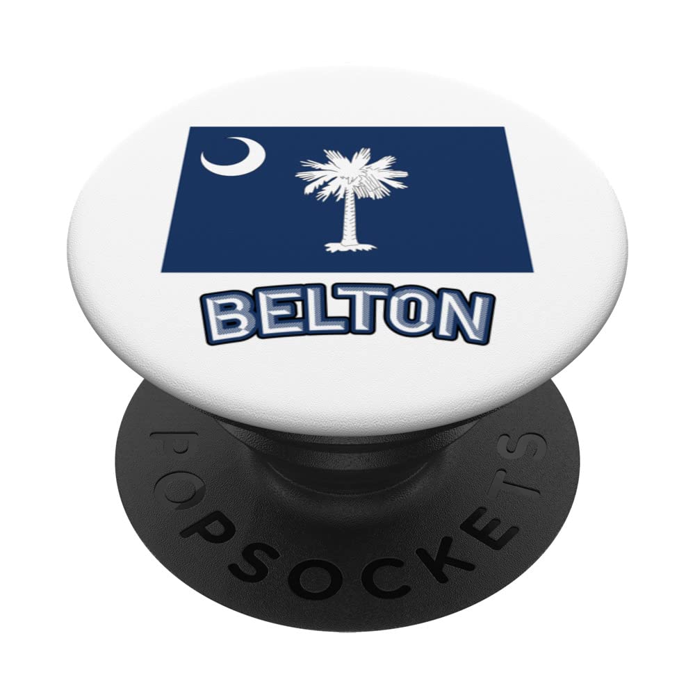BELTON - South Carolina | SC City State USA Souvenir - PopSockets Swappable PopGrip