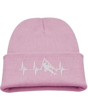 Rock Climbing Heartbeat Children's Knitting Head Cap