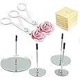 Cake Flower Nail Lifters Set - Stainless-Steel Baking Tools,6 Pcs,Icing Flowers Decoration