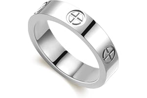 PDWZNBA Love Friendship Ring 18K Gold Silver Rose Plated Cubic Zirconia Stainless Steel Promise Ring Wedding Band Jewelry Birthday Gifts for Women