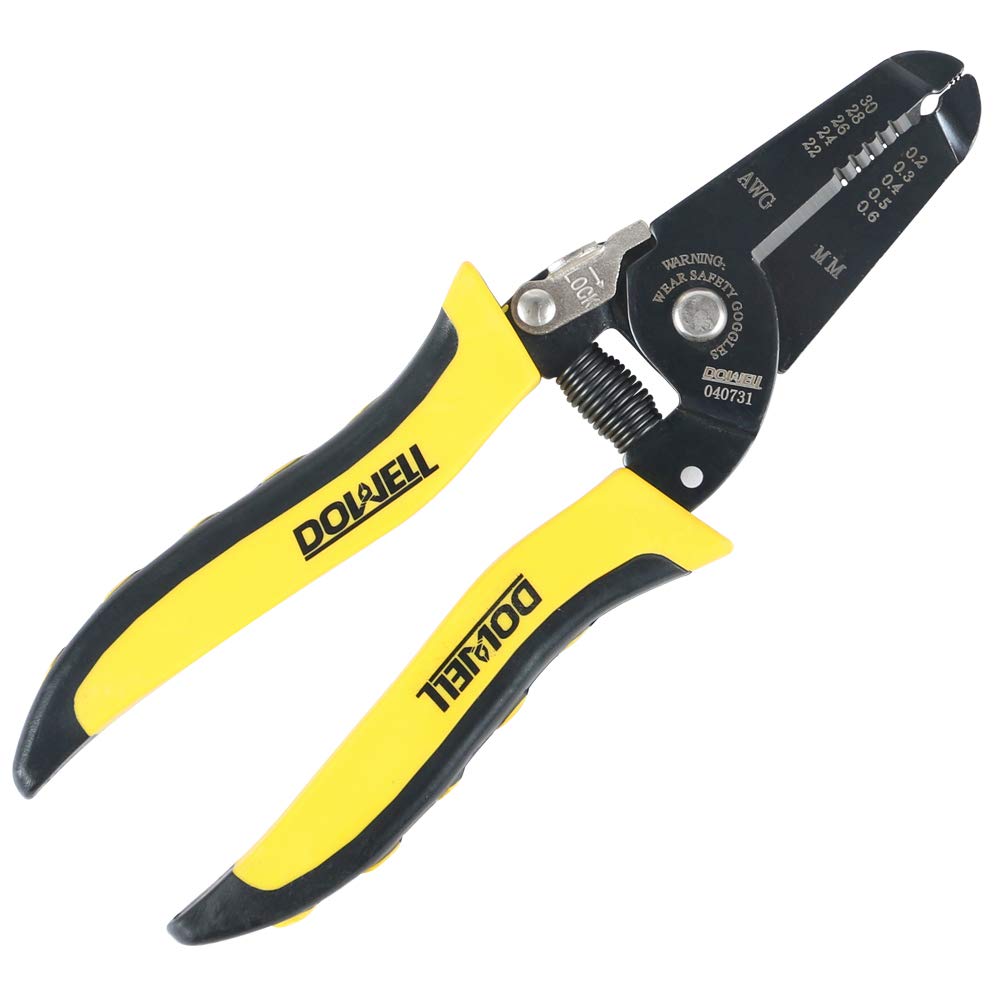 DOWELL 22-30 AWG Wire Stripper Wire Stripping Tool Wire Cutter and Multi-Function Hand Tool，Professional Handle Design and Refined Craftsmanship