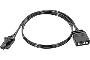 XROLAND ARGB 5V3PIn Adapter Cable ARGB 5V3P to RGB Adapter Connector Cable for Corsair ARGB Devices Enhances Your Lighting Ga