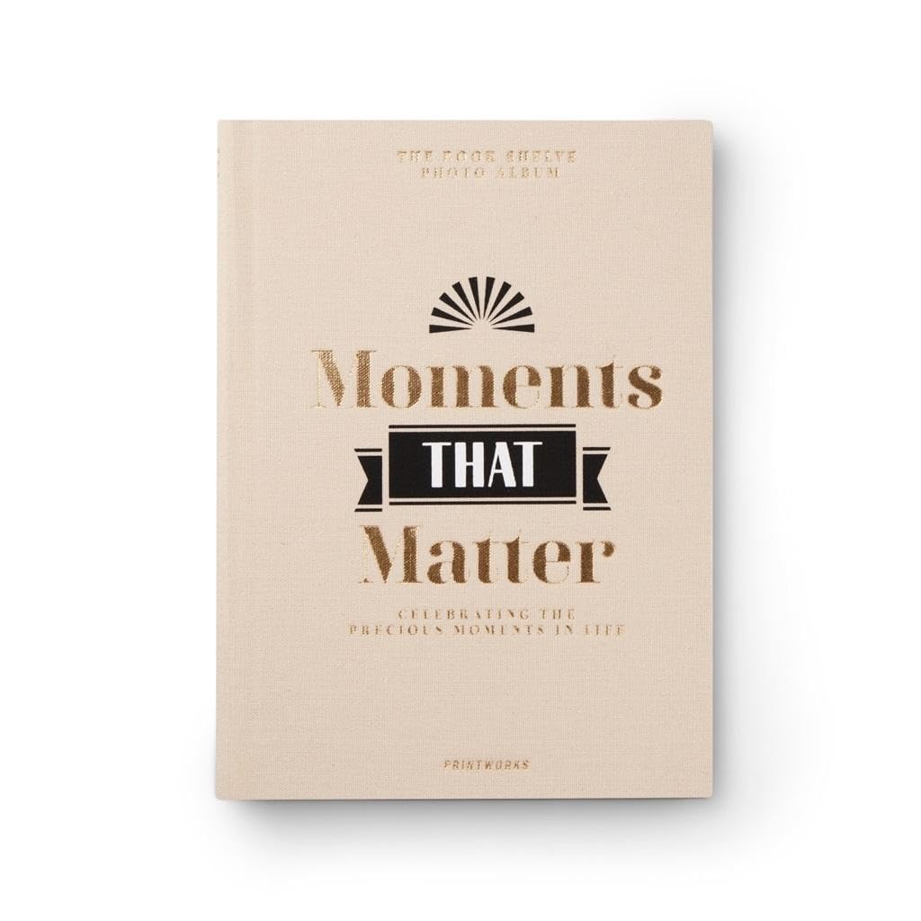 PrintWorks Bookshelf Albums - Moments that Matter Bookshelf Albums Photo Albums Home Interior Decoration, PW00529, One Size, Multi