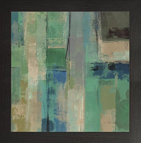 Frame Company Watson Range Emerald Fields Square II by Silvia Vassileva, Photo Frame - 20 x 20 Inches, Black