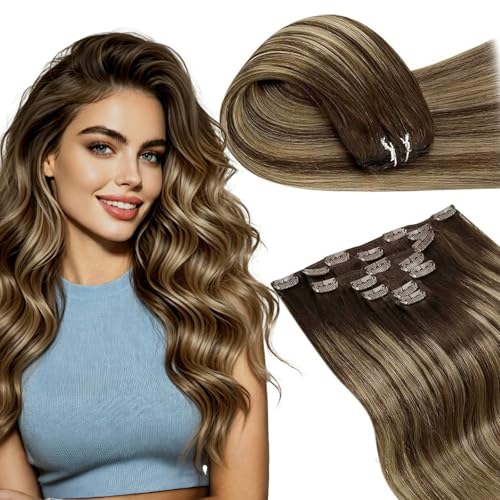 LaaVoo Ombre Clip Hair Extensions