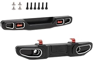 CODA RACING Aluminum Front&Rear Bumper for AXIAL SCX24 Jeep Gladiator AXI00005 1/24 RC Crawler Car