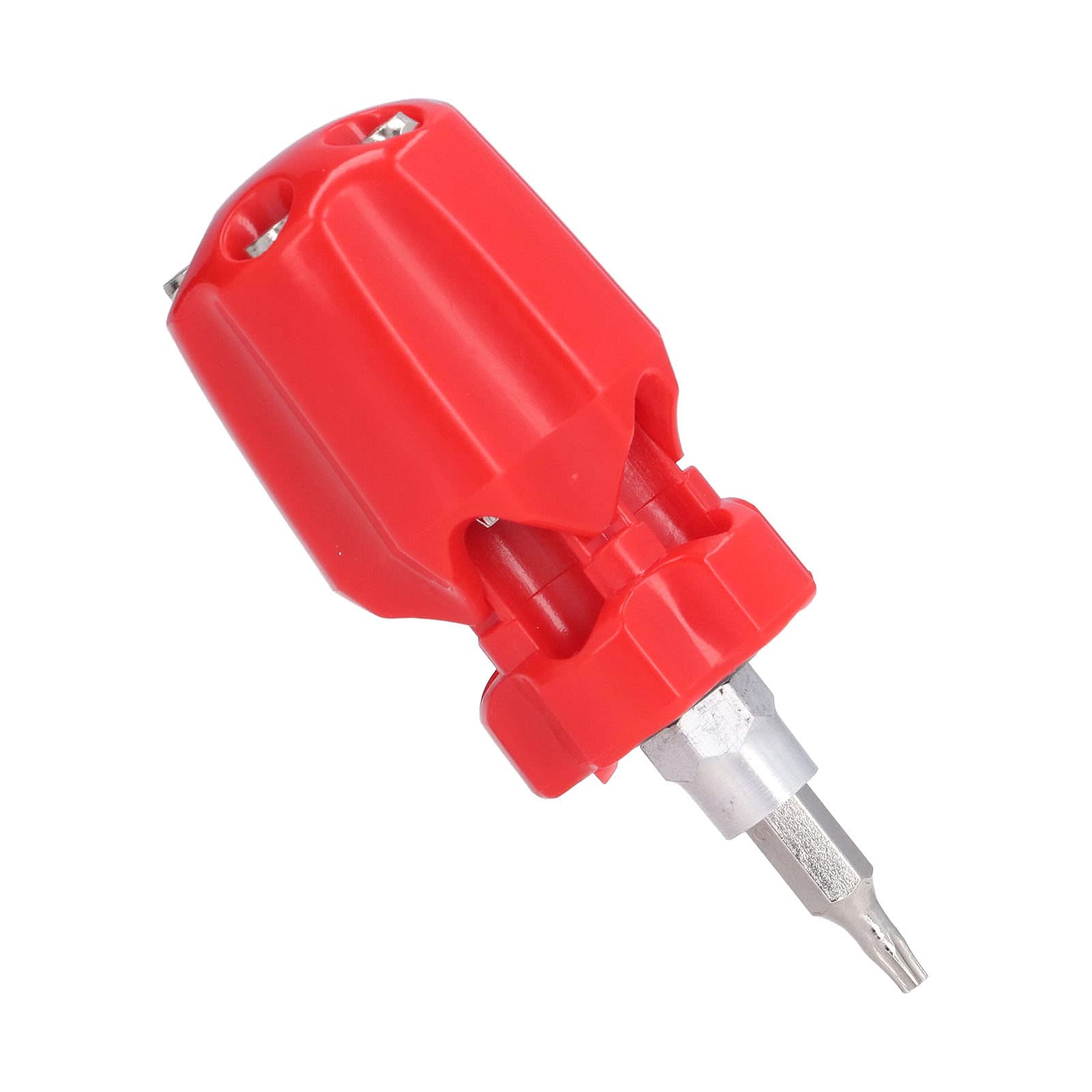 Hand Screwdriver, ABS Handle Multifunctional Combination Screw Driver Portable Easy Operation T15 PH0 PH1 PH2 1/4 3/16 Wear Resistant for Parts Fastening