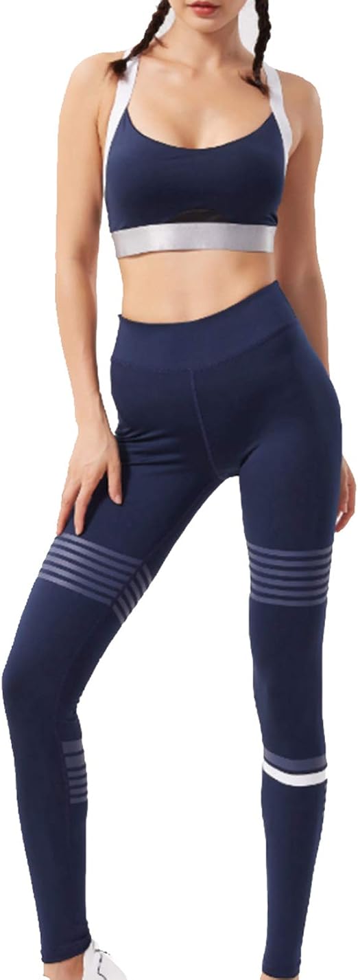 2 Stück Yoga Anzug Sport Set Frauen Schnell Trockn Produktbild-Vorschau 9